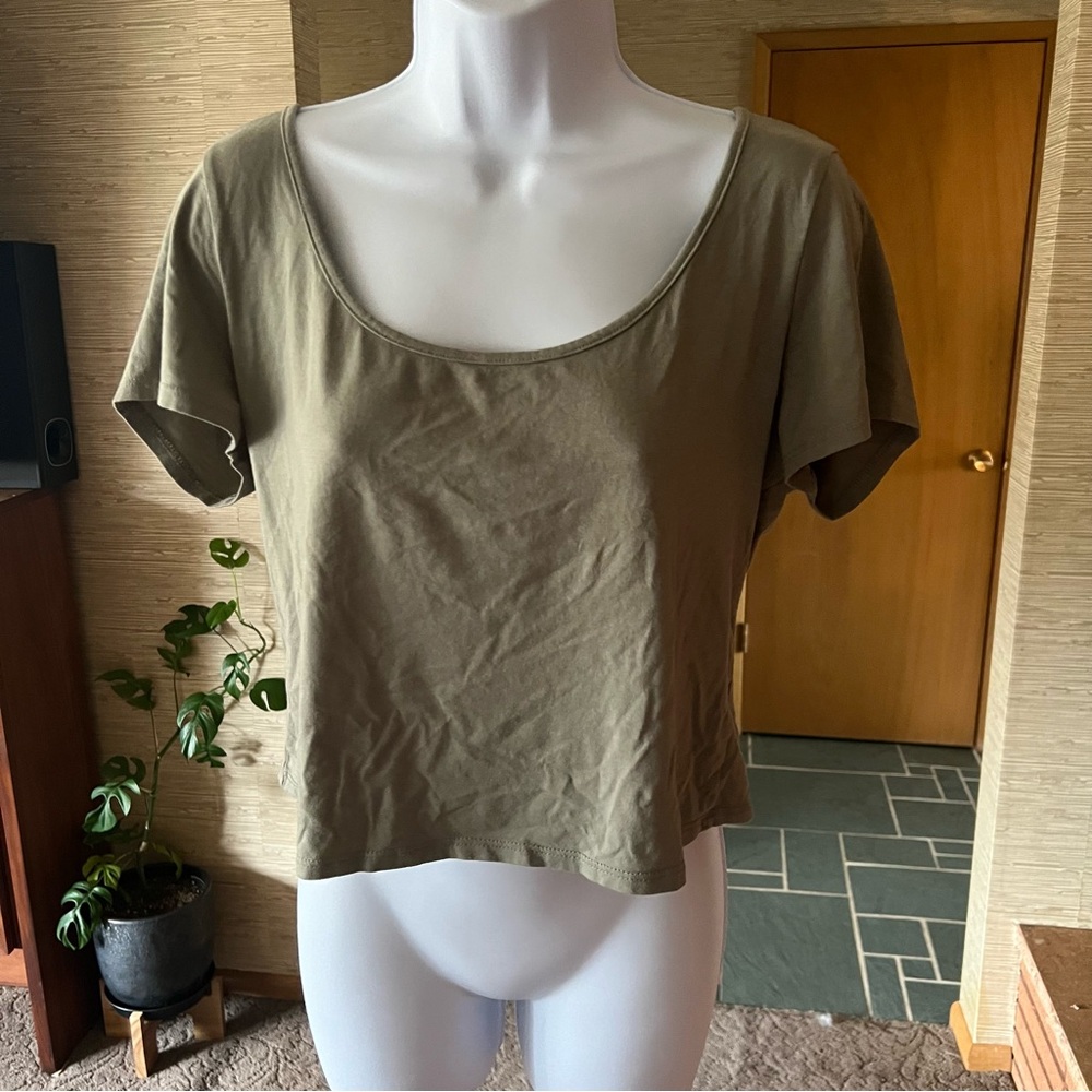 Olive Green Women's Top
